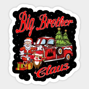 Big Brother Claus Santa Car Christmas Funny Awesome Gift Sticker